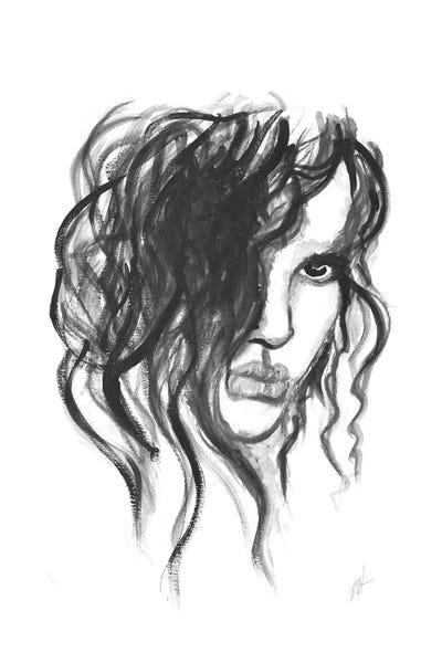 Sketch Of Portrait Of Woman