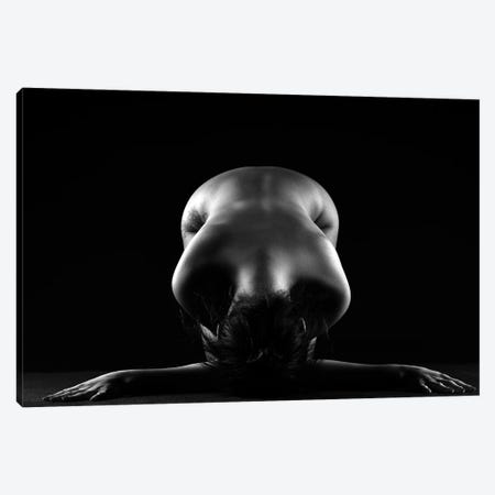 Nude Woman Laying Dowen On Elbows Naked Canvas Print #ADT71} by Alessandro Della Torre Art Print