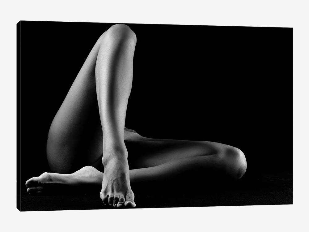 Nude Sexy Woman'S Body Laying Down Naked III by Alessandro Della Torre 1-piece Canvas Print