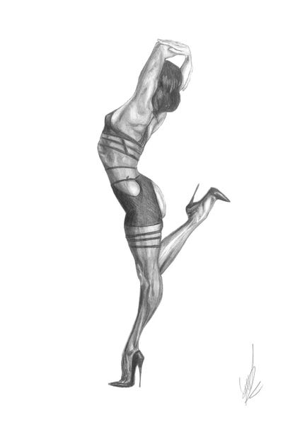 Drawing Of A Sexy Naked Woman