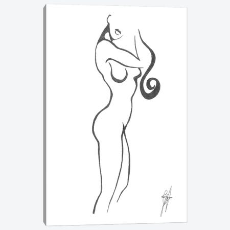 A Nude Woman Canvas Print #ADT820} by Alessandro Della Torre Canvas Art