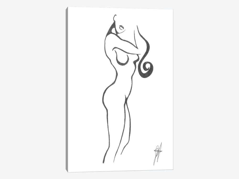 A Nude Woman by Alessandro Della Torre 1-piece Canvas Artwork