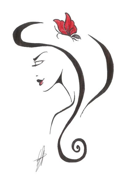 Portrait Of Woman IV by Alessandro Della Torre art print