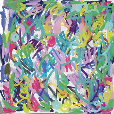 Color Fest And Happy Poster by Alessandro Della Torre art print