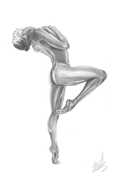 Naked Woman Posing As Nude Girl