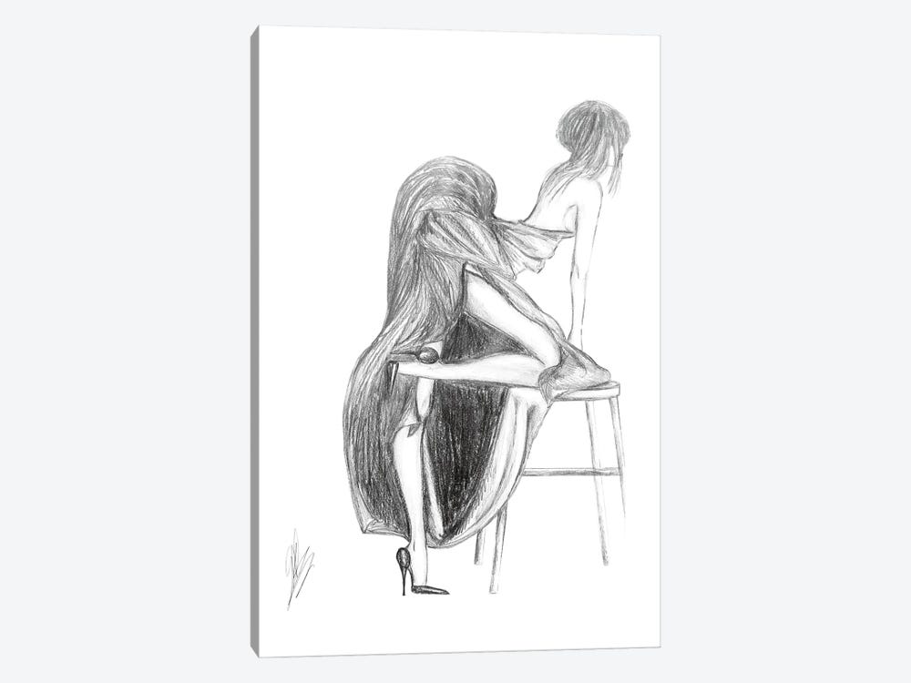 A Woman In High Heels With A Skirt by Alessandro Della Torre 1-piece Art Print