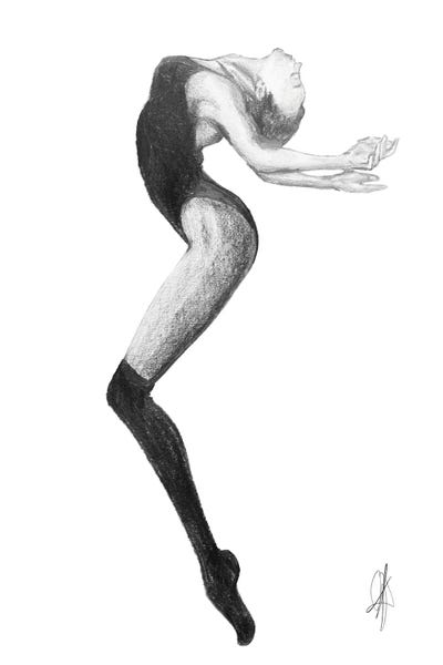 A Woman Wearing Parisian Socks