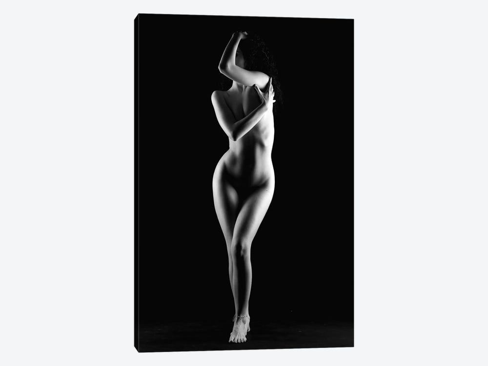 Naked Woman Standing Nude Girl by Alessandro Della Torre 1-piece Canvas Print