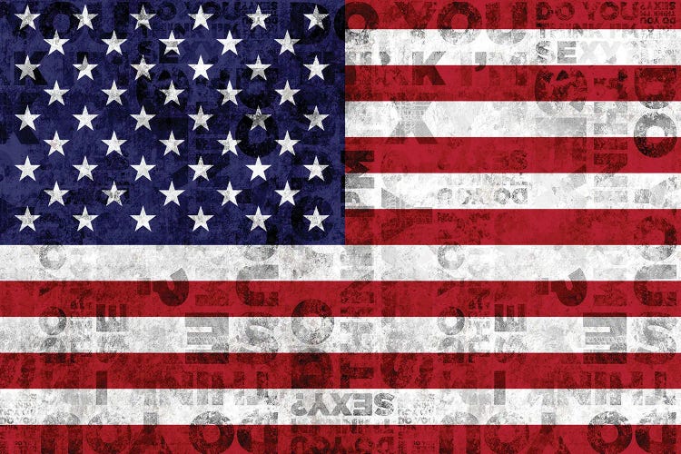 US American Flag Vintage I