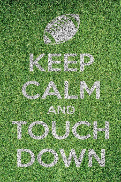 Keep Calm And Touch Down by Alessandro Della Torre wall art