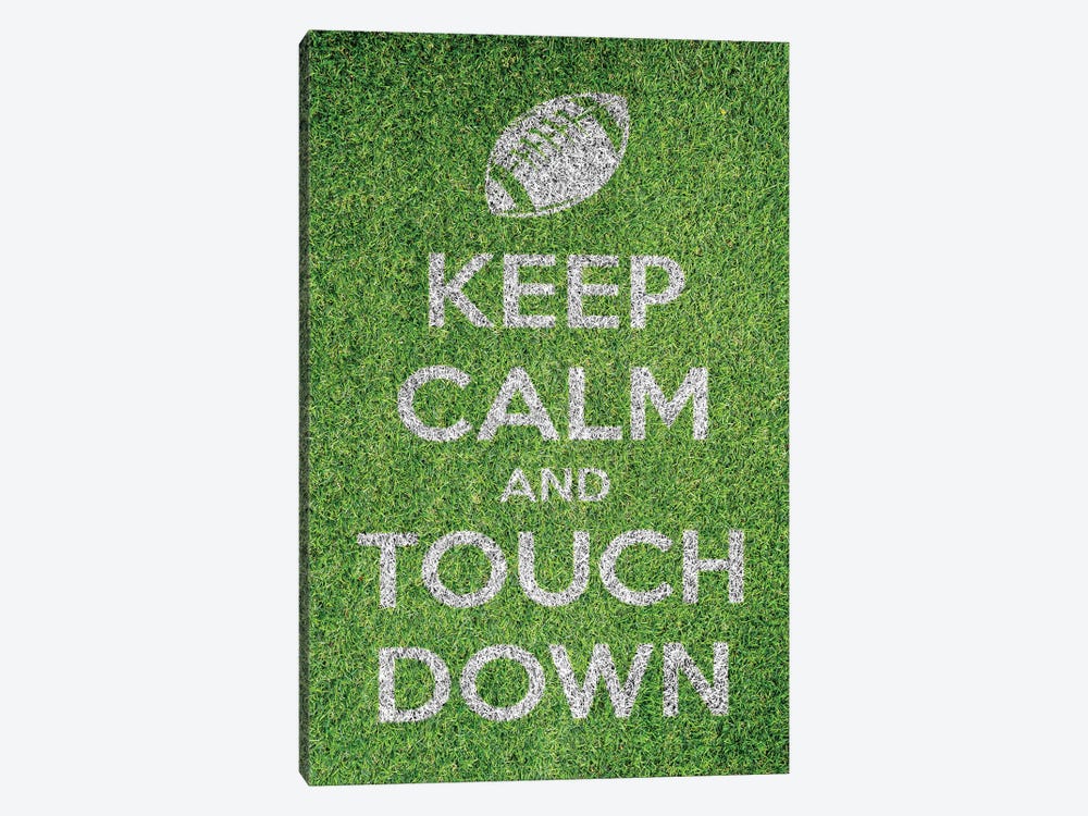 Keep Calm And Touch Down by Alessandro Della Torre 1-piece Canvas Artwork