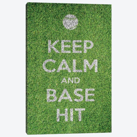 Keep Calm And Base It Canvas Print #ADT910} by Alessandro Della Torre Canvas Wall Art