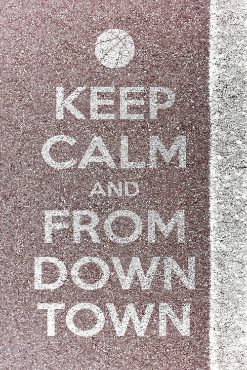 Keep Calm And From Downtown by Alessandro Della Torre wall art