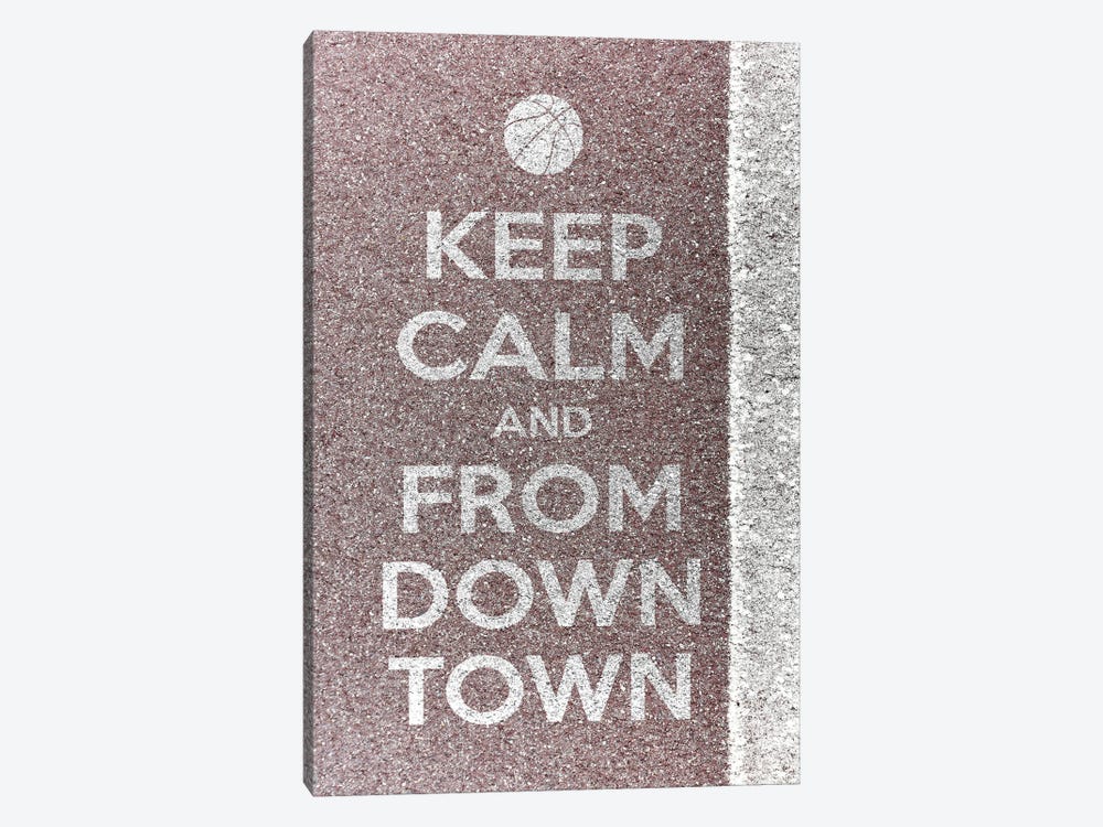 Keep Calm And From Downtown by Alessandro Della Torre 1-piece Canvas Artwork