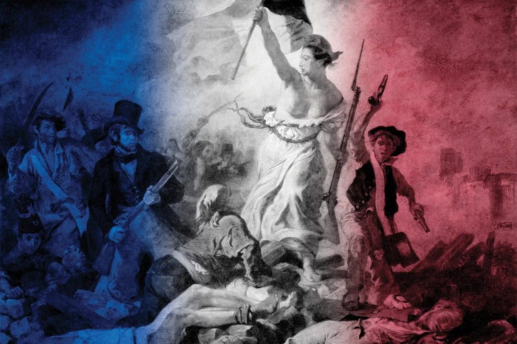 La Liberte Guidant Le Peuple by Alessandro Della Torre wall art