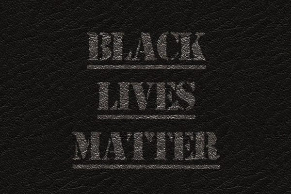 Black Lives Matter: Black Lives Matter On Leather by Alessandro Della Torre