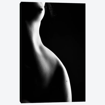 Nude Black And White Woman'S Silhouette Canvas Print #ADT92} by Alessandro Della Torre Canvas Print