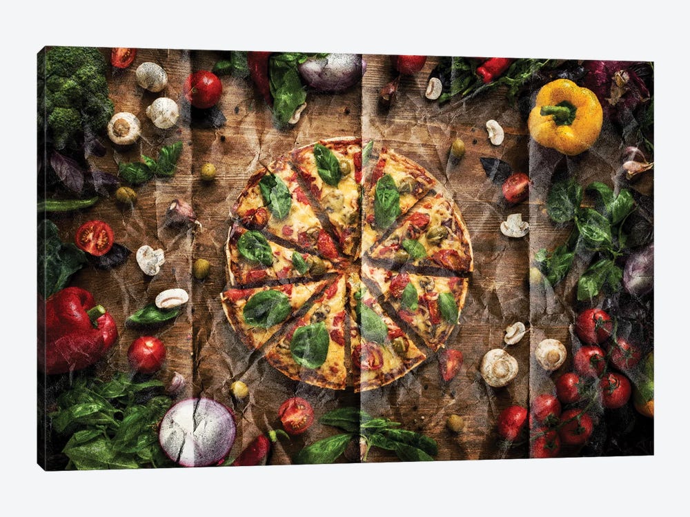 Poster Pizza Today by Alessandro Della Torre 1-piece Art Print