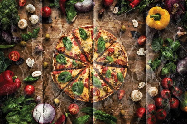 Pizza: Poster Pizza Today by Alessandro Della Torre