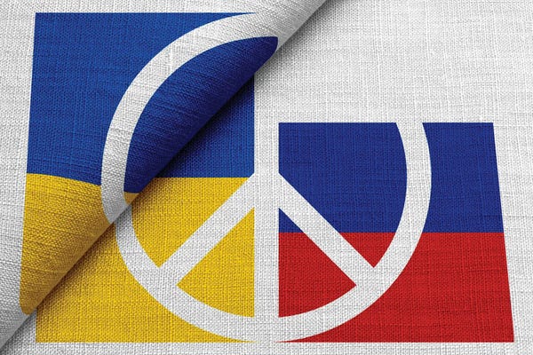 Peace Signs: Peace For Ukraine And Russia by Alessandro Della Torre