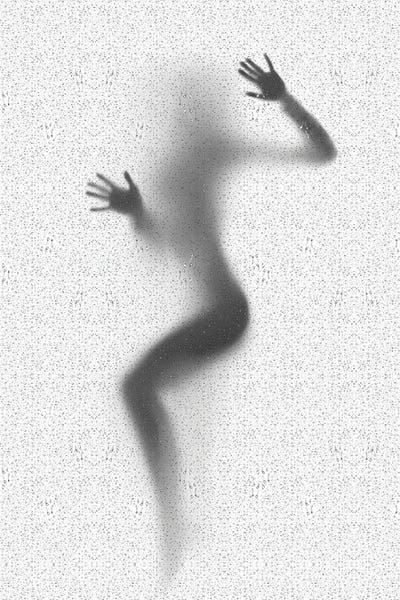 Woman Under The Shower by Alessandro Della Torre canvas print