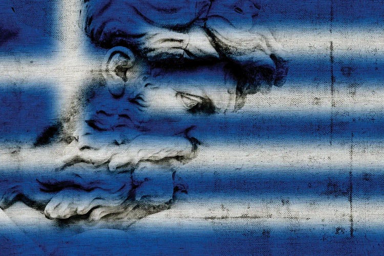 Deus From Greece On Linen by Alessandro Della Torre wall art