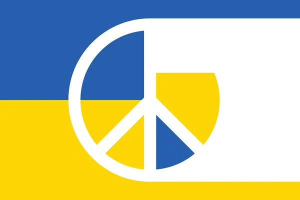 Peace Signs: Peace For Ukraina And Russia IV by Alessandro Della Torre