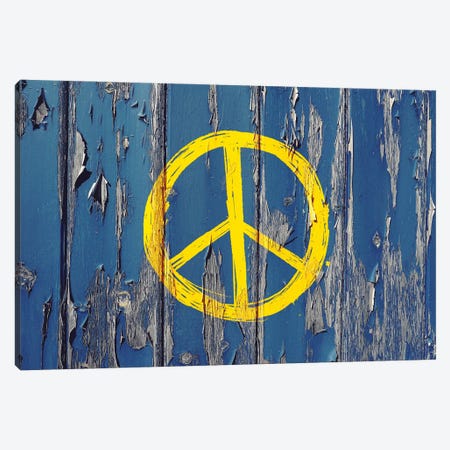 Peace For Ukraine V Canvas Print #ADT965} by Alessandro Della Torre Canvas Wall Art