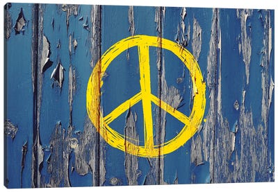 Peace For Ukraine V Canvas Art Print - Ukraine Art