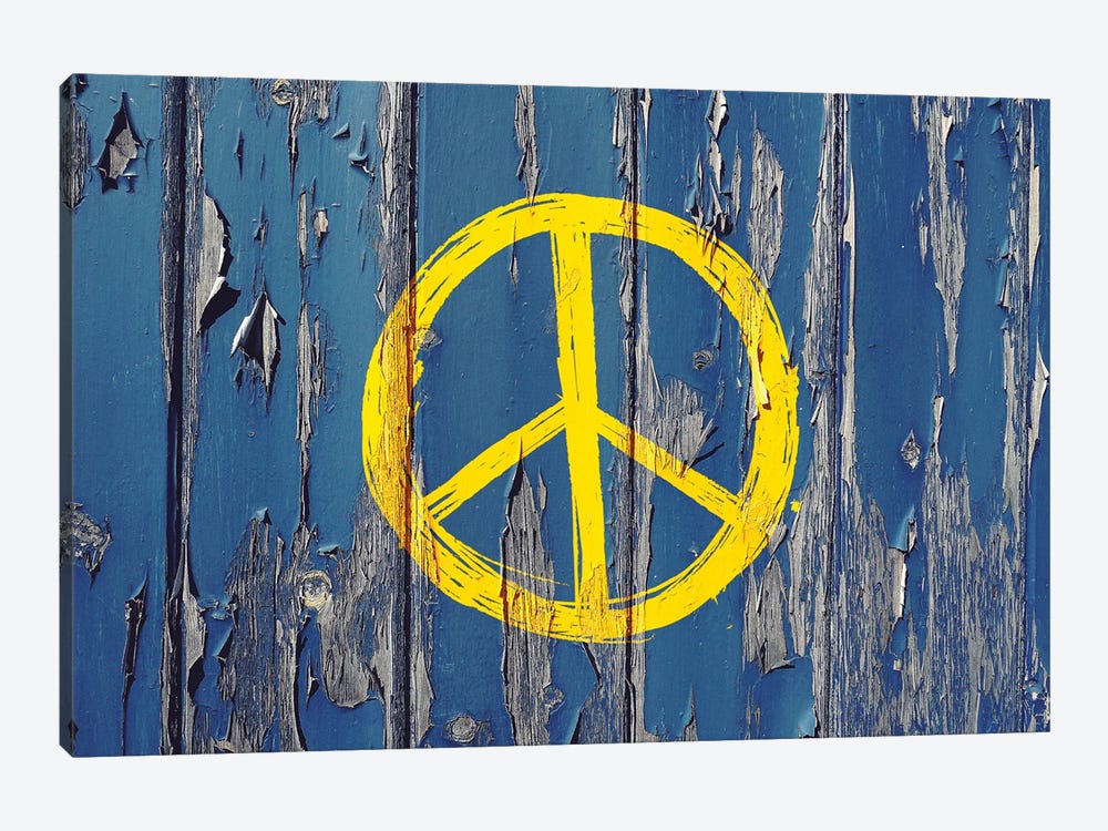 Peace For Ukraine V by Alessandro Della Torre 1-piece Canvas Art