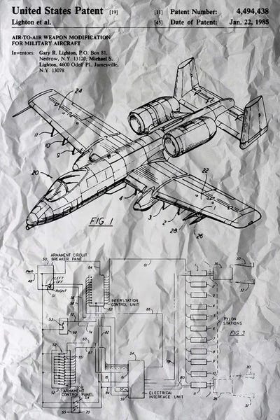 Warthog Patent Poster