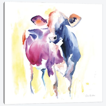 Holstein III Canvas Print #ADV14} by Aimee Del Valle Canvas Art