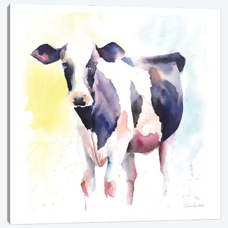 Holstein IV Canvas Print #ADV15} by Aimee Del Valle Canvas Wall Art