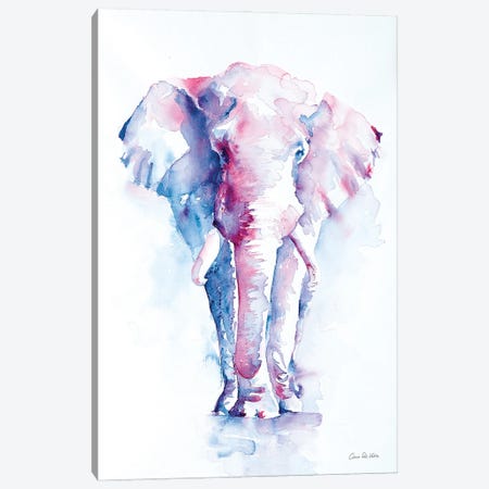 An Elephant Never Forgets Canvas Print #ADV1} by Aimee Del Valle Canvas Art Print