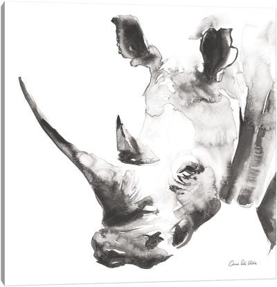 Rhino Gray Canvas Art Print