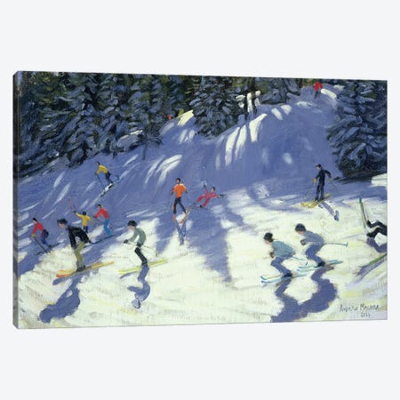 Fast Run Canvas Print #ADW11} by Andrew Macara Canvas Art