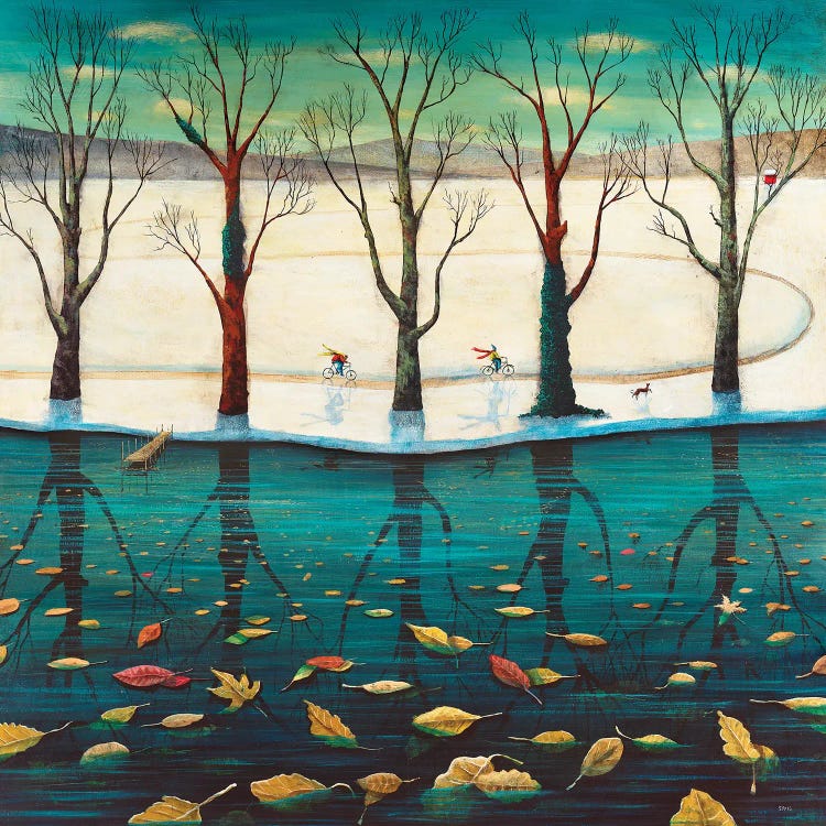 Lakehouse by Adrian Sykes wall art