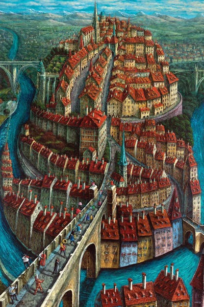 Adrian Sykes: The Arrival by Adrian Sykes