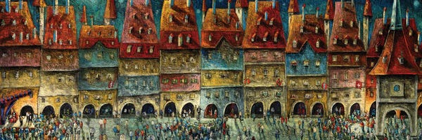 Adrian Sykes: Buskers By Night by Adrian Sykes