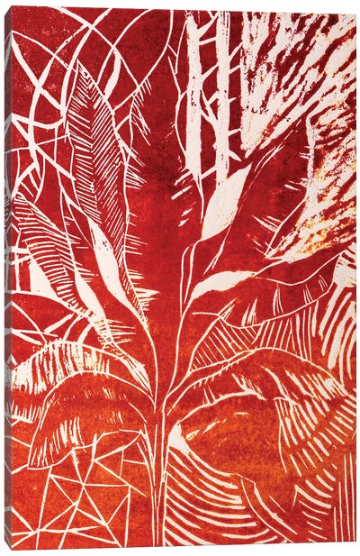 Nature In Red Canvas Art Print - Andrea De Luigi