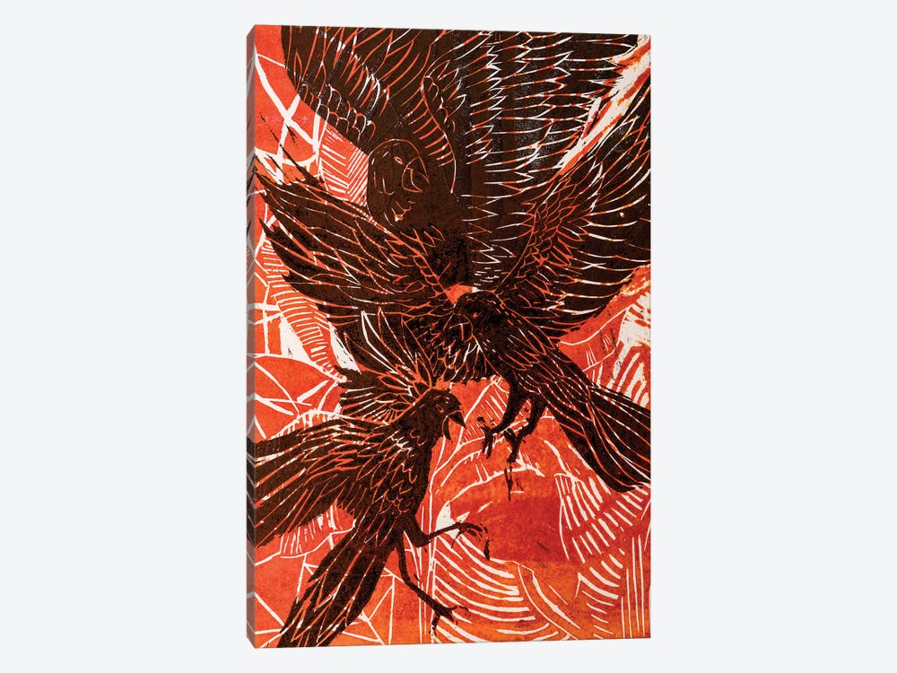Flaming Birds by Andrea De Luigi 1-piece Art Print