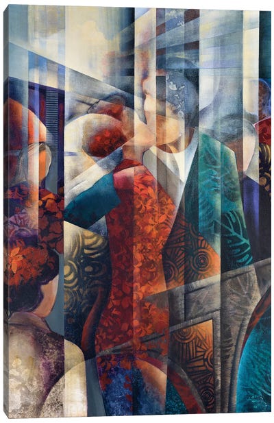 The Kiss Canvas Art Print - Andrea De Luigi