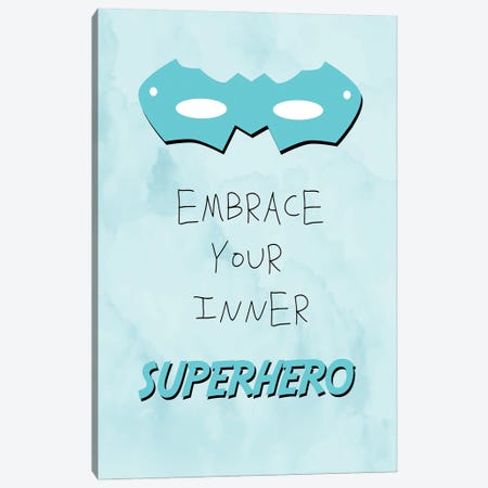 Inner Superhero I Canvas Print #AEB2} by Adebowale Art Print
