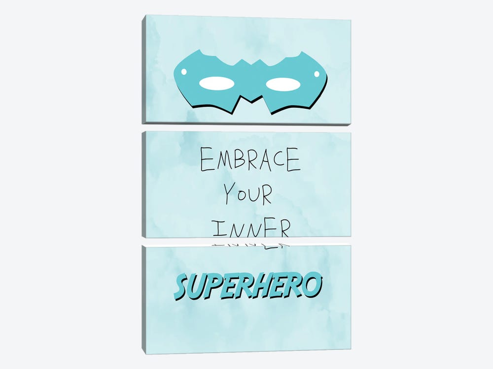 Inner Superhero I by Adebowale 3-piece Art Print