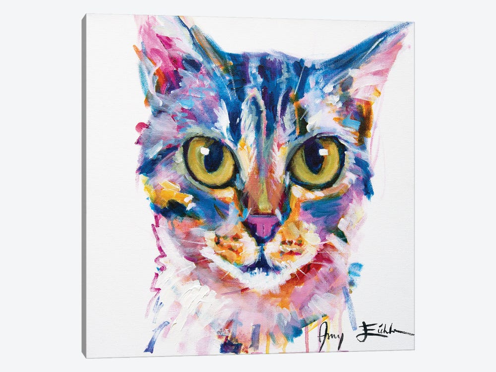 Tabby Cat by Amy Eichler 1-piece Canvas Art