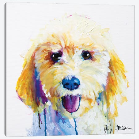 Golden Doodle Canvas Print #AEC22} by Amy Eichler Canvas Wall Art