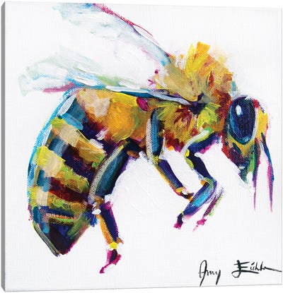 Honey Bee Canvas Art Print - Amy Eichler