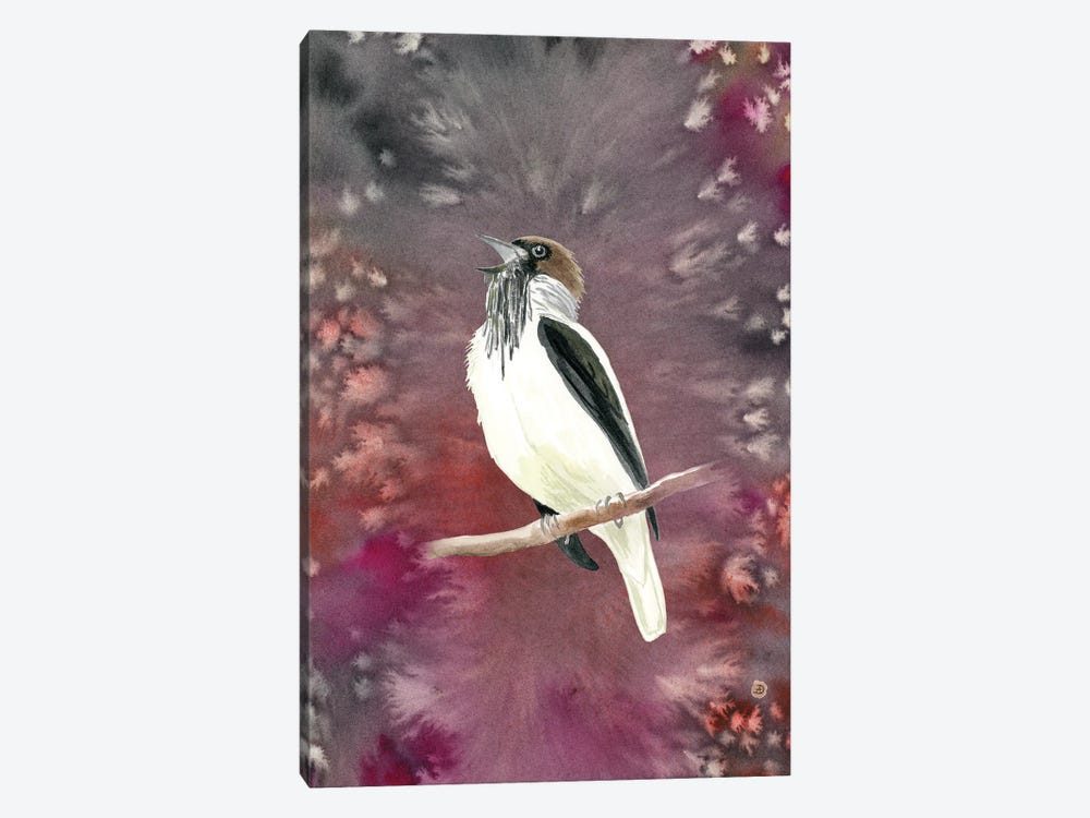 Bearded Bellbird - Campanero Tropical Forest Bird by Andreea Dumez 1-piece Art Print