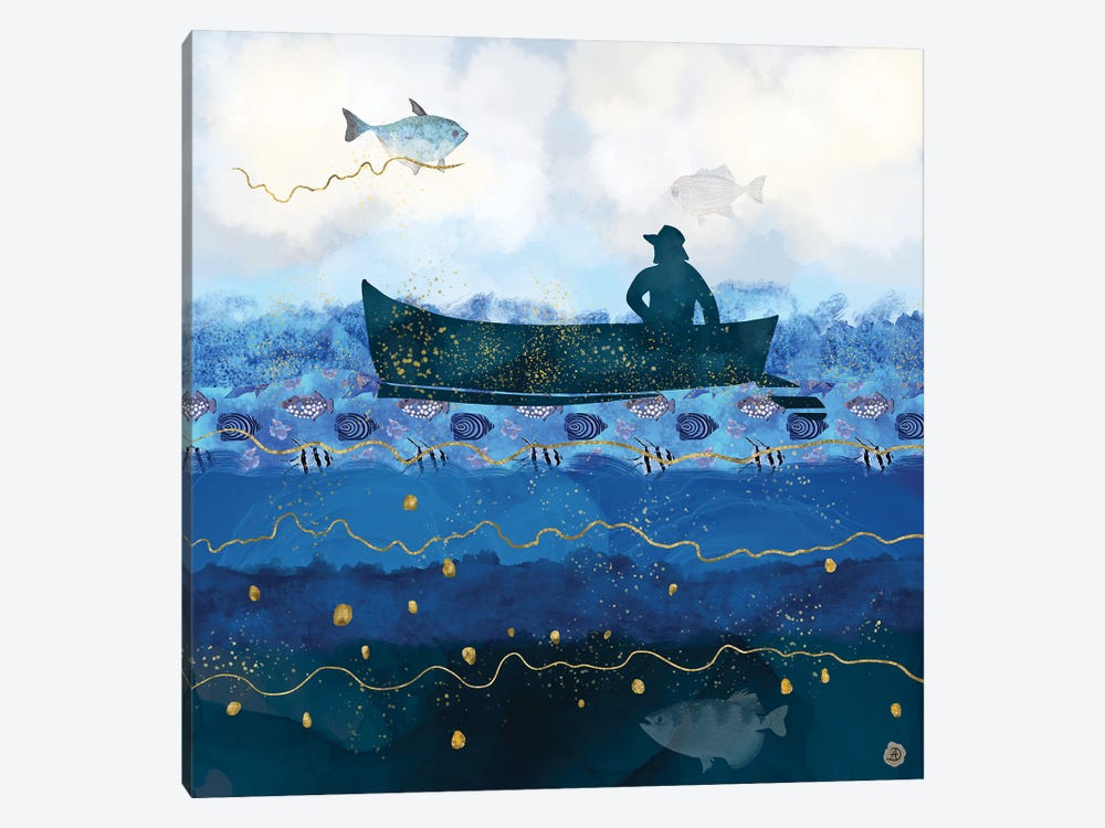 The Fisherman's Dream II by Andreea Dumez 1-piece Canvas Print