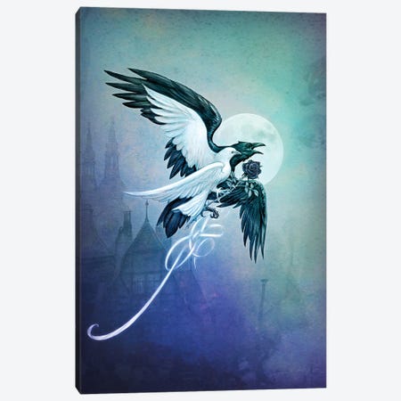 Saint Corvus Miracle Canvas Print #AEG108} by Alchemy England Canvas Artwork